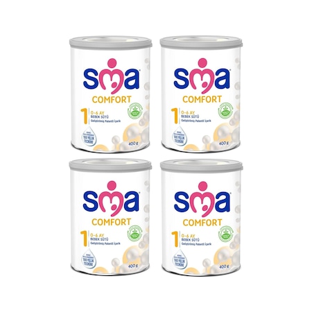 Sma Comfort 1 Bebek Sütü 4 Adet x 400 G