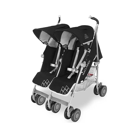 Maclaren Twin Techno İkiz Bebek Arabası Black