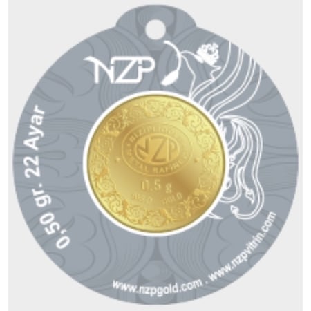0.50 Gram 22 Ayar Altın