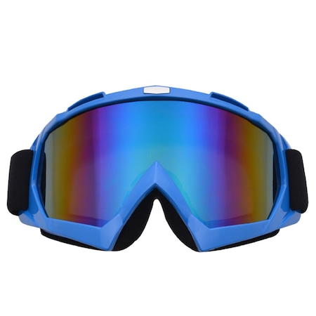 Motosiklet Off-Road Windproof Kayak Gözlüğü Mavi - Çok Renkli