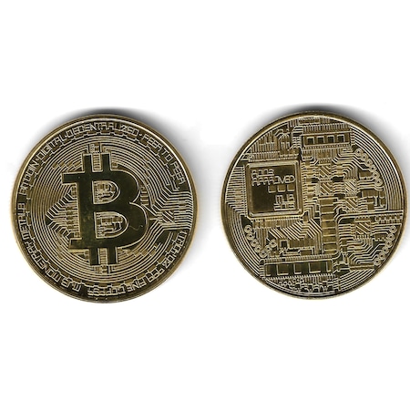 Emir Collectıon Bitcoin Hatıra Altın Kaplama Madeni Para Çil