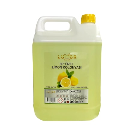 Luxor 80 Derece Limon Kolonyası Bidon 5 L