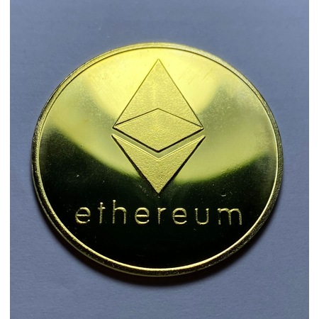 Emir Collectıon Ethereum Hatıra Altın Kaplama Madeni Para Çil