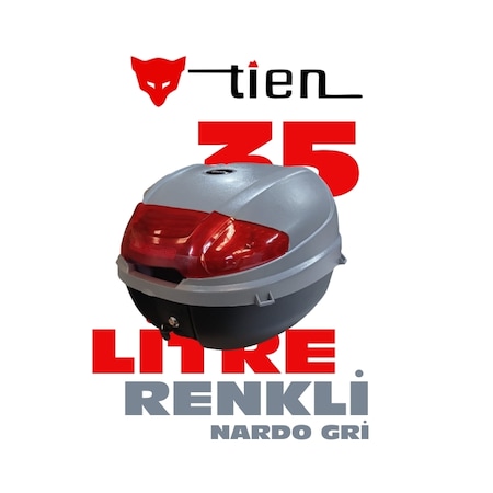 Tien 35 Litre Renkli Nardo Gri Motorsiklet Çantası