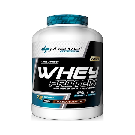 Whey Protein 2196 Gr Çikolata Aromalı Protein Tozu 24 Gr Protein 5 Gr Bcaa Kas 72 Servis