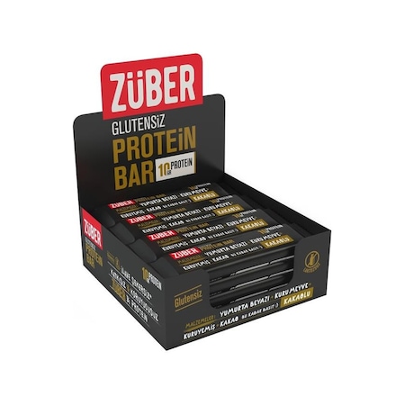 Züber Kakaolu Protein Barı 12 x 35 G