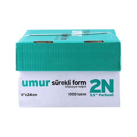 Umur Sürekli Form 11x24 2 Nüsha ( 5.5 Perforeli ) 1000'li