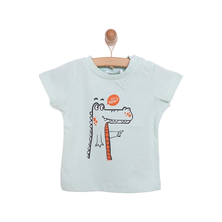 Hellobaby Basic Tshirt Erkek Bebek 24yhlbetst050 Acikyesil 24YHLBETST050_AcikYesil