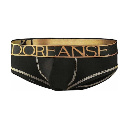 Doreanse 1325 Erkek Modal Torbalı Mini Paça Siyah Boxer