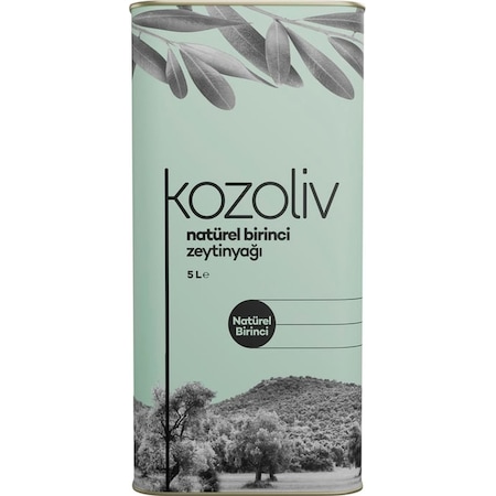 Kozoliv Naturel Birinci Zeytinyağı Teneke 5 L