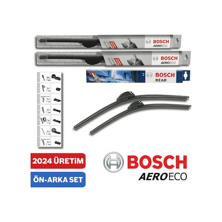 Seat Leon Sc Ön Arka Silecek 2013-2020 Bosch Aeroeco-Rear