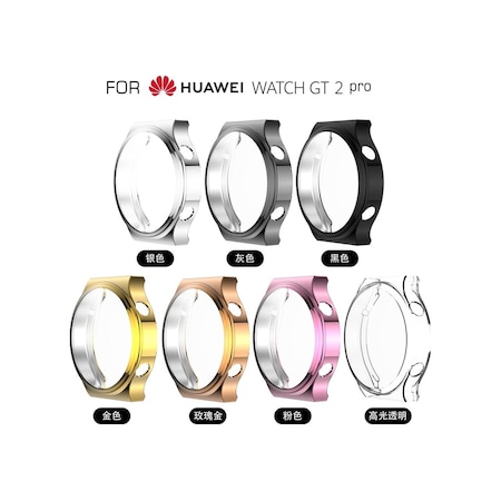 Huawei Watch Gt 2 Pro İçin Tpu Koruyucu Kılıf Kapak Huawei Gt2 Pro İçin Tam Ekran Koruyucu Kabuk