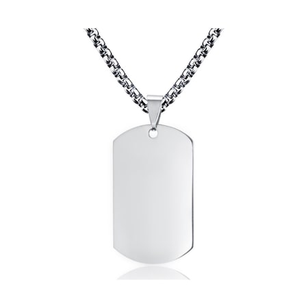 Chavin Büyük Dogtag Asker Künyesi Çelik Kolye Ds68By (478257672)