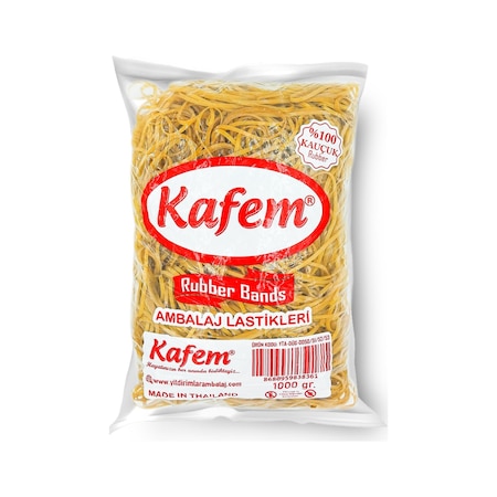 Kafem Ambalaj Lastiği 180 x 3 mm 1 KG