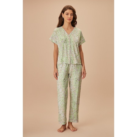 Suwen Helen Maskülen Pijama Takımı Sh24775660b55