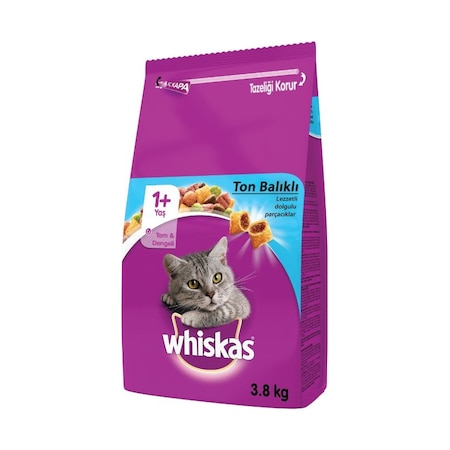 Whiskas Ton Balıklı ve Sebzeli Yetişkin Kedi Maması 3800 G