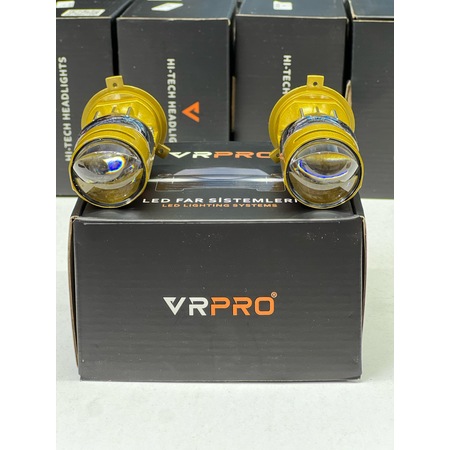 Vr Pro H4 Lens Mercek Yüksek Işık Şimşek Etkili 12v 24v