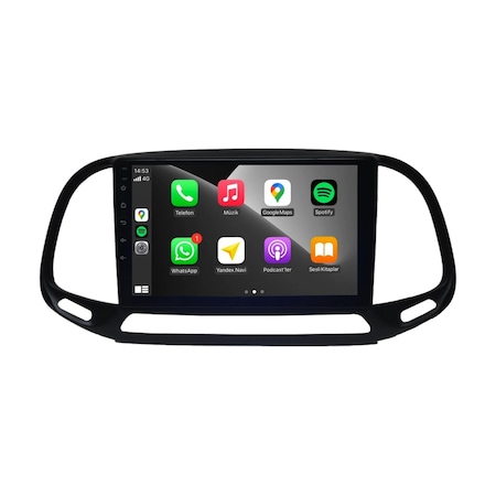 Snooper Fiat Doblo Android Carplay Multimedya 2015-2022 4gb Ram + 64gb Hafıza + 8 Çekirdek