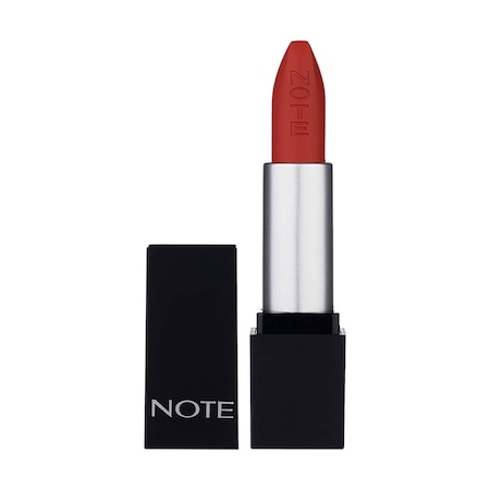 Note Mattever Lipstick Yarı Mat Saten Bitişli Ruj 17 Dress Red - Kızıl Kahverengi