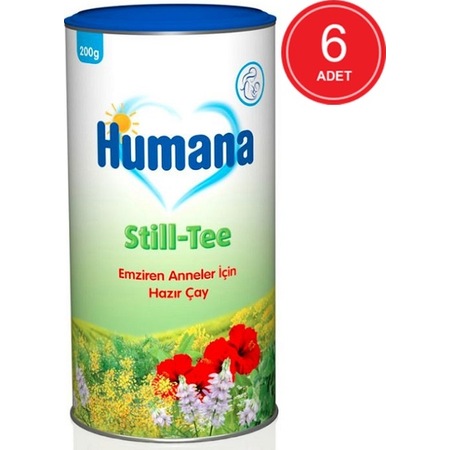 Humana Still-Tee Emziren Anneler İçin Hazır Bitki Çayı 6 x 200 G