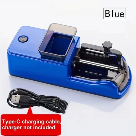 Elmpaly Mavi Kullanışlı Yüksek Güçlü Otomatik Sigara Sarma Makinesi Paslanmaz Çelik Usb Şarj