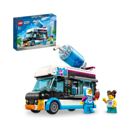 LEGO® City Penguen Buzlaş Arabası 60384 5+ Yaratıcı Oyuncak Yapım Seti - 194 Parça