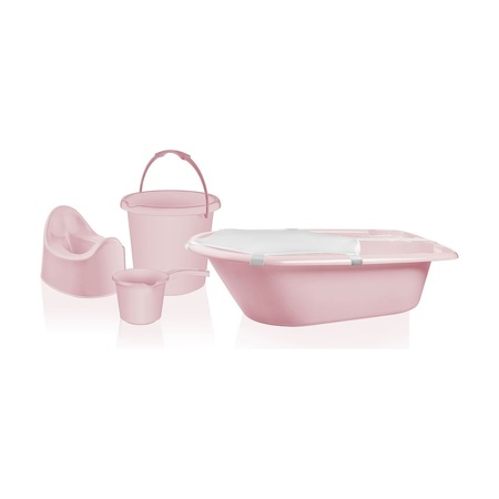 Tuffex 5'Li Banyo Tuvalet Seti Pembe