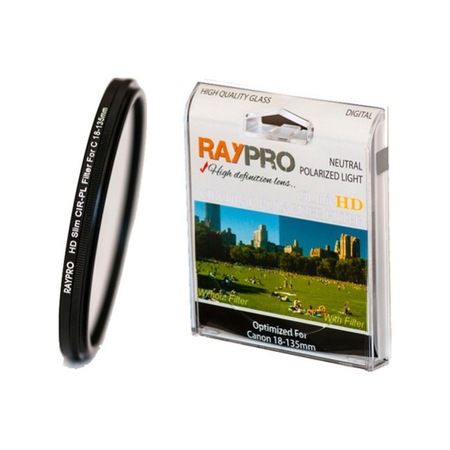 Raypro Canon 18-135 MM Lens için 67 MM HD Slim CPL Polarize Filtre