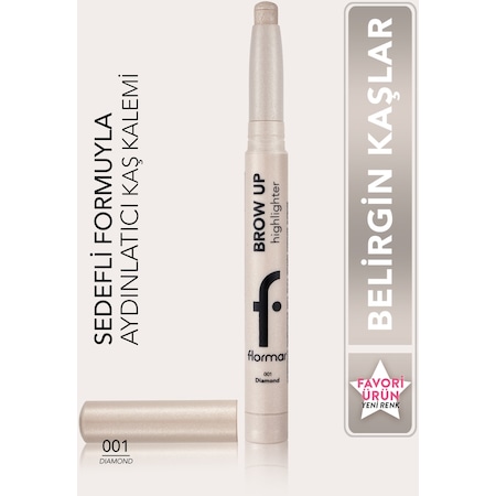 Flormar Brow Up Asansörlü Kalem Aydınlatıcı 001 Silver