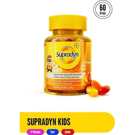 Supradyn Kids Multivitamin 60 Tablet