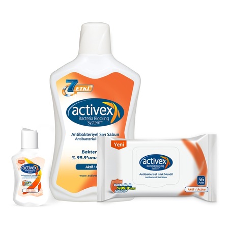 Activex Antibakteriyel Aktif Midi Hijyen Seti 700 ML