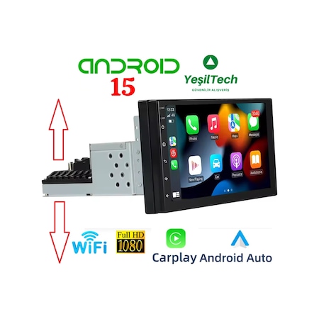 Android Multimedya Carplayli 2/32gb Teyp 7inc Ayarlanır İncekasa