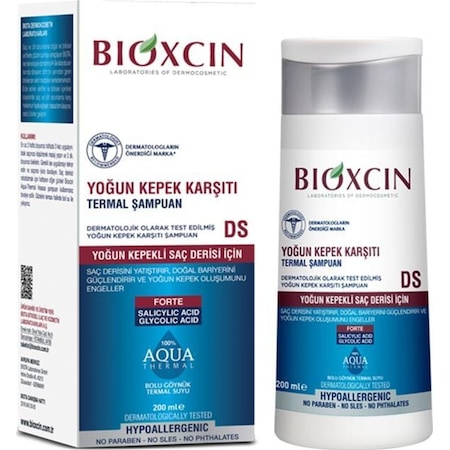 Bioxcin Aqua Thermal Yoğun Kepek Karşıtı Şampuan 200 ML