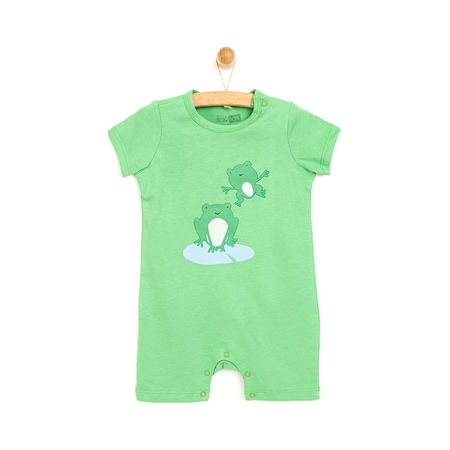 Hellobaby Tulum Kısa Tulum Erkek Bebek 24yhlbetlm017 Yesil 24YHLBETLM017_Yesil