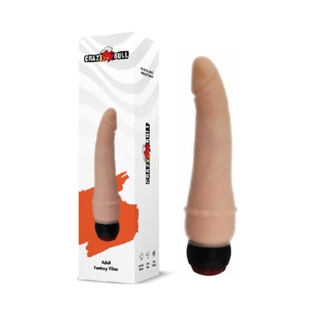 Truva Shop Crazy Bull Realistik 17 Cm Titreşimli Anal Ve Vajinal Vibratör