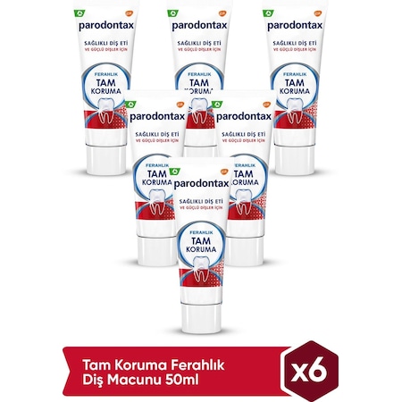 Parodontax Tam Koruma Ekstra Ferahlık 6 x 50 ML