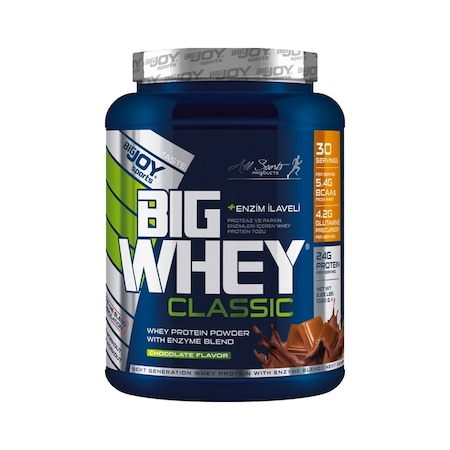 Bigjoy Sports Big Whey Classic Whey Çikolata Aromalı Protein Tozu 1020 G 30 Servis