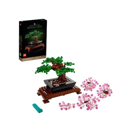 LEGO® Creator Expert Bonsai Ağacı 10281 Yetişkinler için Dekoratif ve Sergilenebilir Model Yapım Seti - 878 Parça