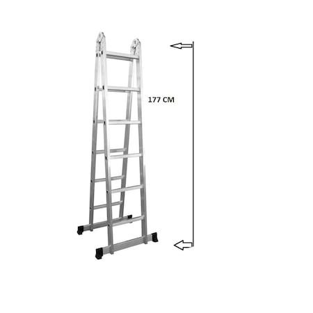 Beykon 6 + 6 Basamaklı 1.22 MM Kalınlık 3.50 M Çok Amaçlı Merdiven