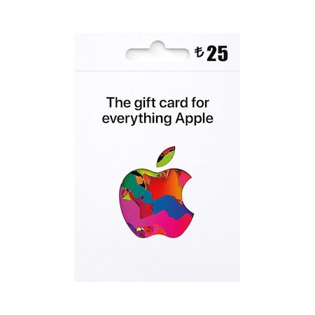 25 Tl Apple Store Itunes Hediye Kartı