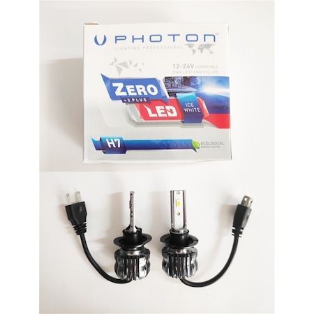 Photon Zero H7 +3 Plus 12V-24V Fansız Led Xenon Buz Beyaz