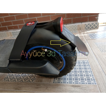 Ayyüce3d Hifree G1 Scooter Arka Çamurluk Eki Çıkarılabilir