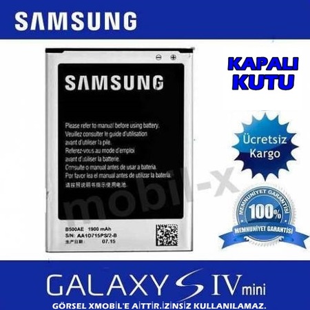 Samsung Galaxy S4 Mini Batarya İ9190 S4 Mini Pil
