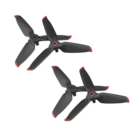 2 Çift DJI FPV Combo Drone Aksesuarları için Yedek Pervane Kırmızı Edge
