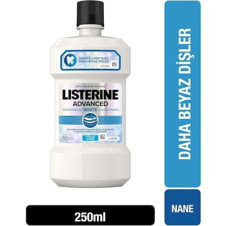 Listerine Advanced White Nane Aromalı Ağız Bakım Suyu 250 ML