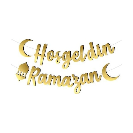 Kaligrafi Banner Hoşgeldin Ramazan