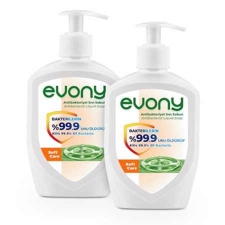Evony Antibakteriyel Sıvı Sabun 2 x 300 ML