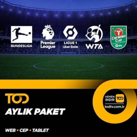 Tod 1 Aylık Spor Extra+ Paketi - (Web + Cep + Tablet) (450593175)