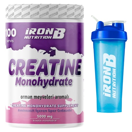 IronB Nutrition Kreatin Monohidrat 600 gram Orman Meyveleri Aroma