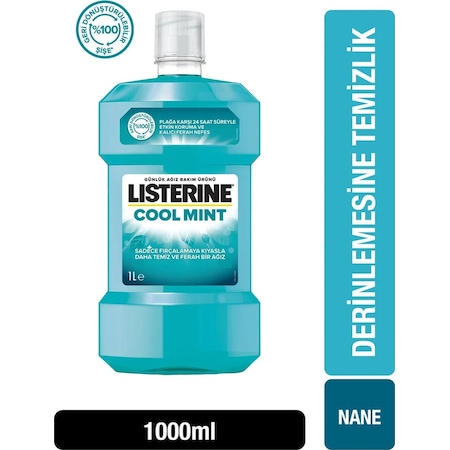 Listerine Cool Mint Ağız Bakım Suyu 1 L